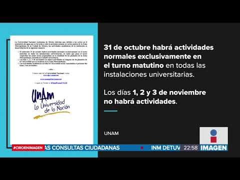 UNAM e IPN suspenderán clases por corte de agua | Noticias con Ciro