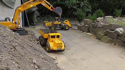 RC الرجل RC K700 CNSTUCTION الموقع, RC BAUSTELLE RC حفارة قلابة