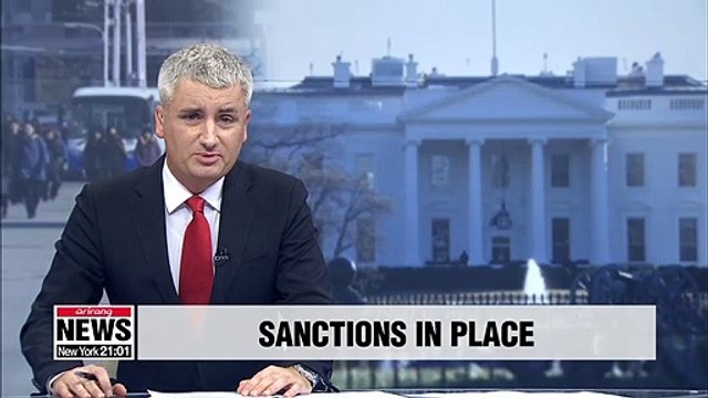 White House confirms last week's sanctions on Chinese shipping companies remain in place