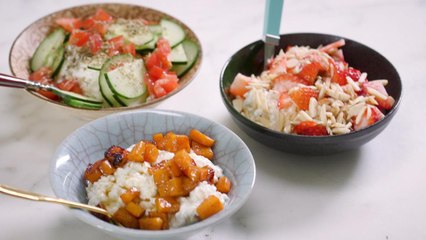 3 Super Easy Cottage Cheese Bowls
