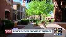 Police officer shoots at suspect in Mesa