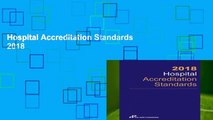 Hospital Accreditation Standards 2018