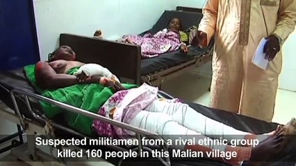 Malian leader vows security as massacre toll hits 160