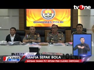 Satgas Tahan Plt Ketum PSSI Joko Driyono
