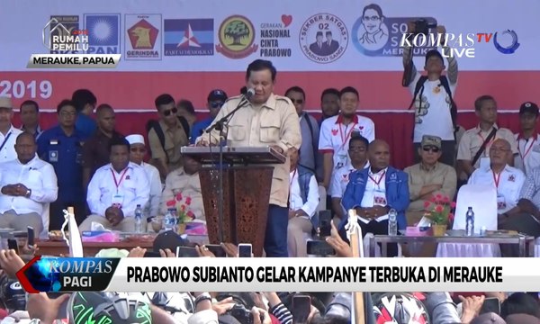 Kunjungan ke Merauke, Prabowo Sampaikan Belasungkawa untuk Korban Banjir Bandang Sentani
