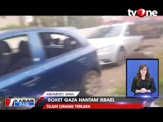 Roket Gaza Hantam Israel, Tujuh Orang terluka