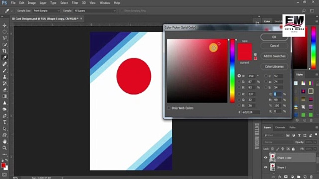 How to make ID Card Desigen in Photoshop | Photoshope in Nepali 2019