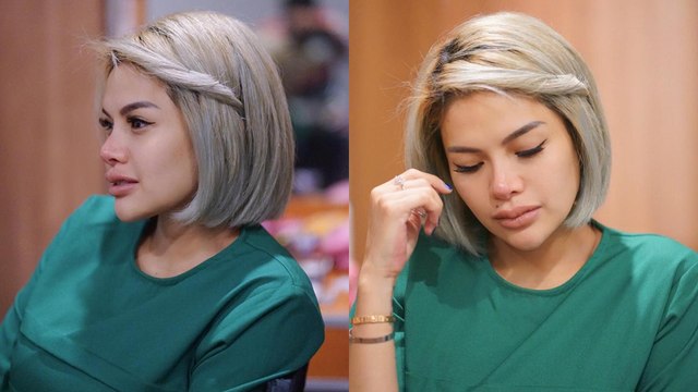 Sambangi Polda Metro Jaya, Nikita Mirzani Ganti Warna Rambut Lagi
