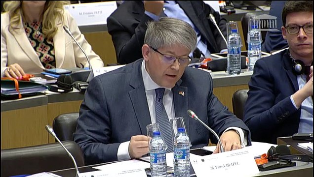 Assemblée parlementaire franco-allemande : Signature de l’accord parlementaire franco-allemand par M. Richard Ferrand, Président de l’Assemblée nationale, et M. Wolfgang Schäuble, Président du Bundestag allemand - Lundi 25 mars 2019