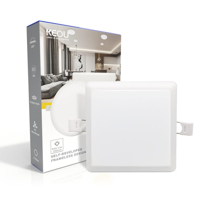KEOU Lighting- How to install frameless led panel light