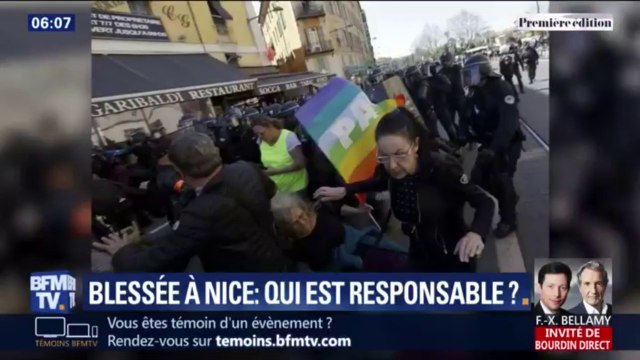 À Nice, l'enquête se poursuit pour déterminer les causes de la blessure de la septuagénaire