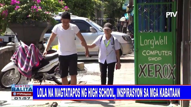 Lola na magtatapos ng high school, inspirasyon sa mga kabataan