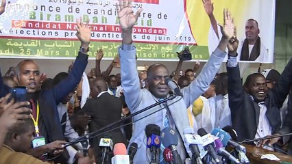 بيرام ولد اعبيد يعلن ترشحه لانتخابات الرئاسة بموريتانيا