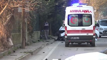 Bursa'da Aşırı Sürat Ölüm Getirdi