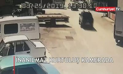 Yer: Antalya... Mucize kurtuluş kamerada