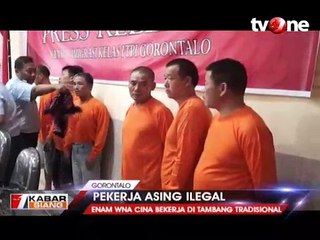 Kerja Ilegal di Tambang, Enam WNA Cina Ditangkap