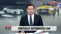 Hyundai's new Sonata equipped with partial self-driving functions