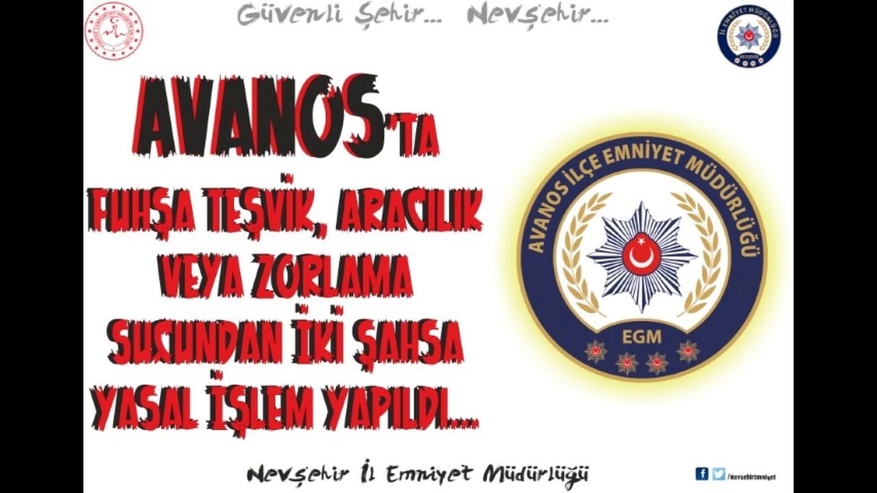 Nevşehir İl Emniyet Müdürlüğü - Avanos’ta Fuhşa Teşvik, Aracılık Veya Zorlama Suçundan İki Şahsa Yasal İşlem Yapıldı.