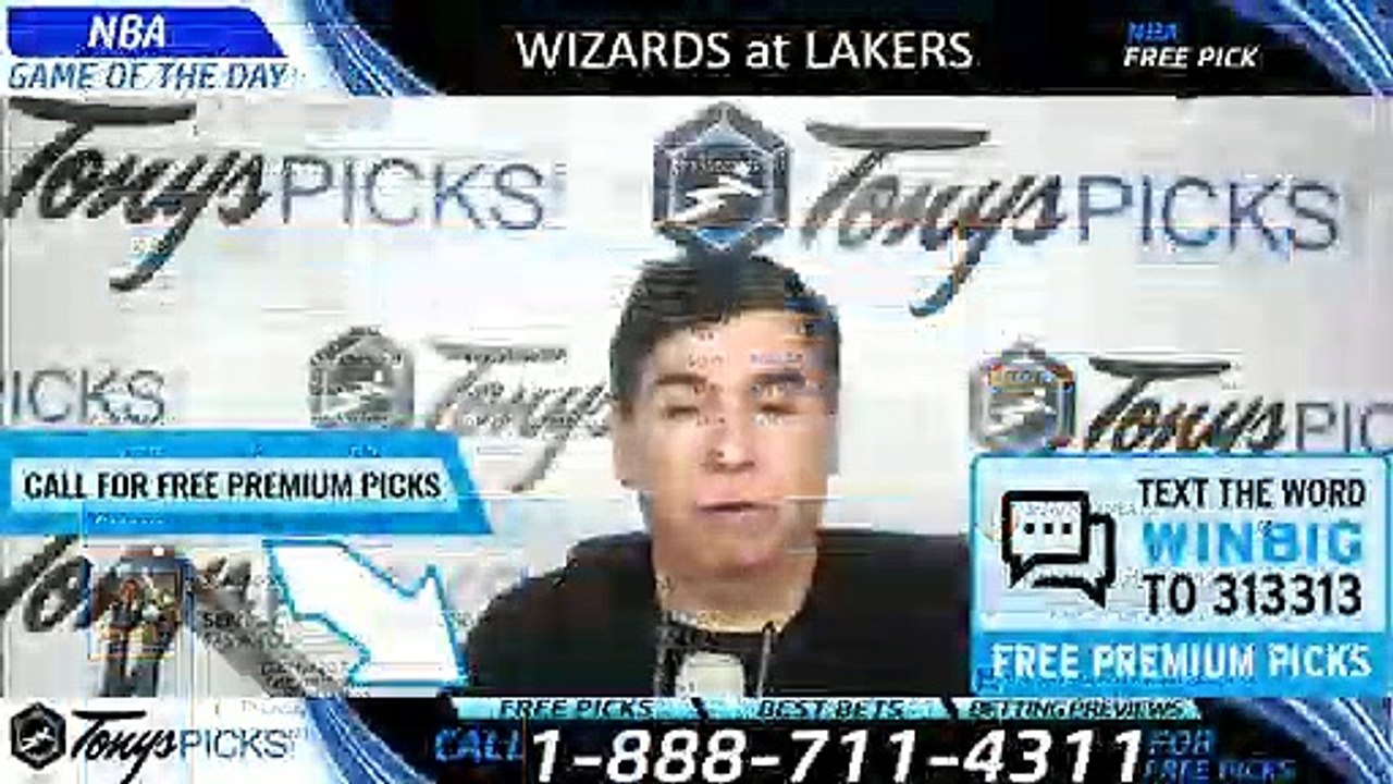 Washington Wizards vs. LA Lakers Pelicans 3/26/2019 Picks Predictions
