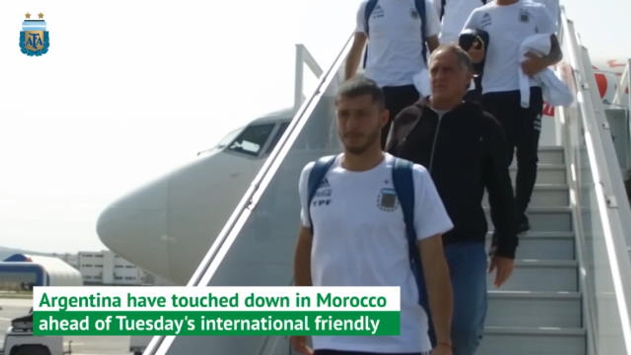 كرة قدم: دولي: منتخب الأرجنتين يحطّ الرّحال في المغرب من دون ميسي