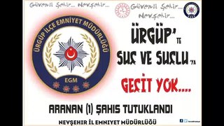 Nevşehir İl Emniyet Müdürlüğü – Ürgüp’te Uyuşturucuya Geçit Yok…