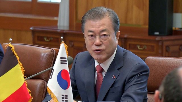 한·벨기에 정상회담... 한반도 평화 프로세스 지지 / YTN