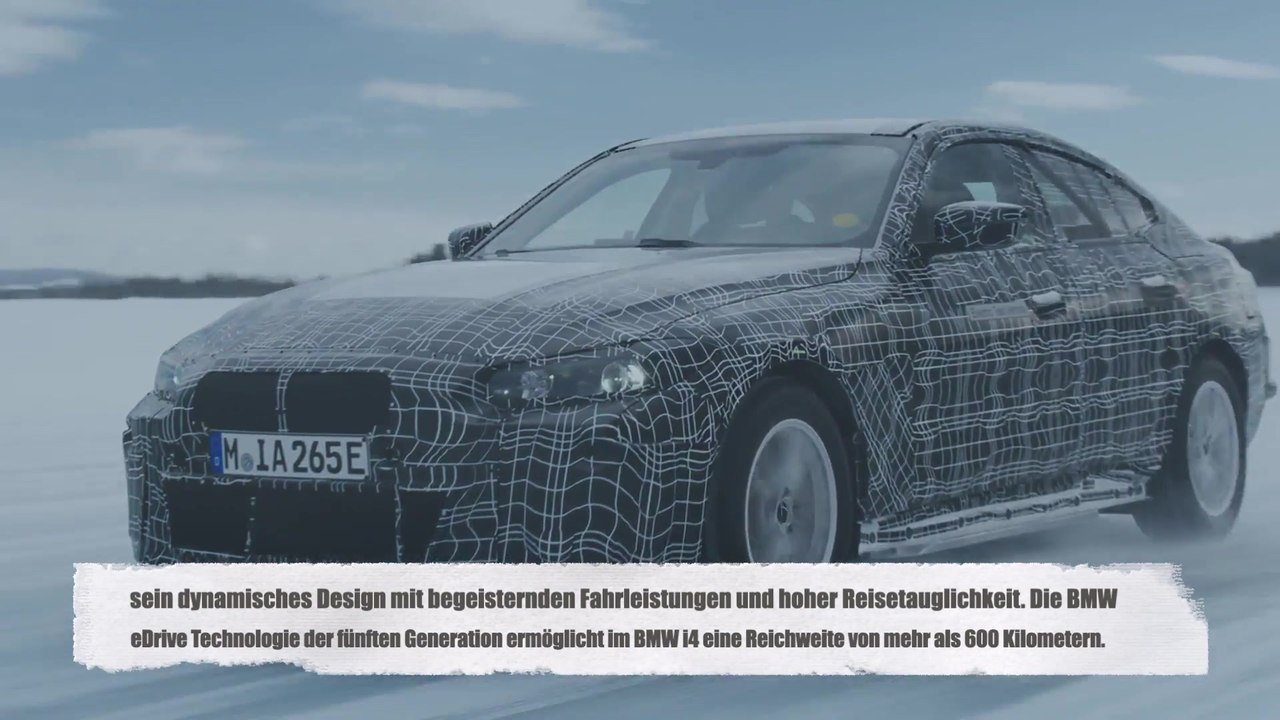 Der BMW i4 im Winterfahrtest