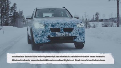 Der BMW iX3 im Winterfahrtest