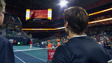 ATP - Miami Open 2019 - Le bel hommage de Miami au lion David Ferrer qui a fait ses adieux !