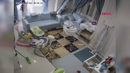 Dha Dış - Dadı, Tavan Çökmeden Saniyeler Önce Bebeği Kurtardı