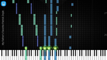  [Piano Solo]My Father's Favorite, Patrick Doyle-Synthesia Piano Tutorial