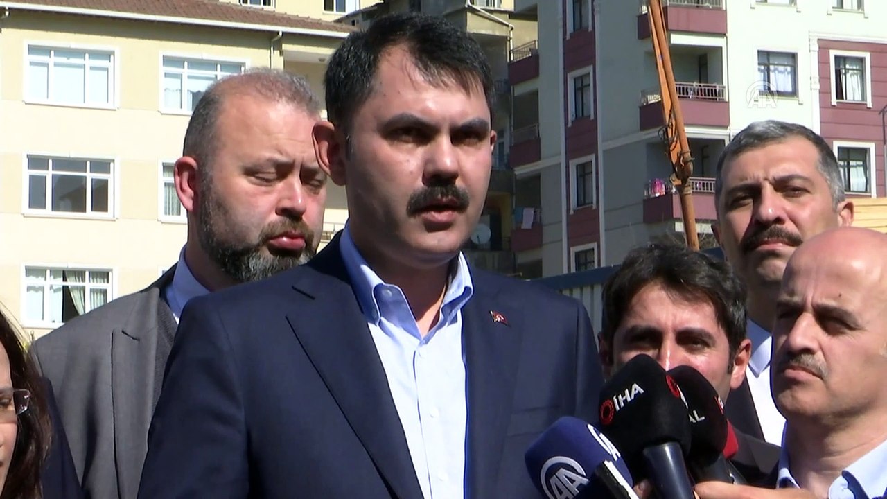 Bakan Kurum: '(Kartal) 7-8 aya içerisinde konutları bitirip vatandaşlarımıza teslim etmeyi hedefliyoruz' - İSTANBUL