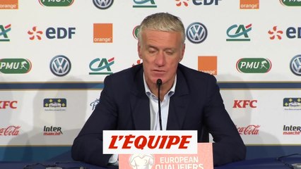 Deschamps «Un très bon mois de mars» - Foot - Euro (Q) - Bleus