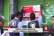 Los Olivos: Daniel Urresti lideró operativo contra comercio ambulatorio