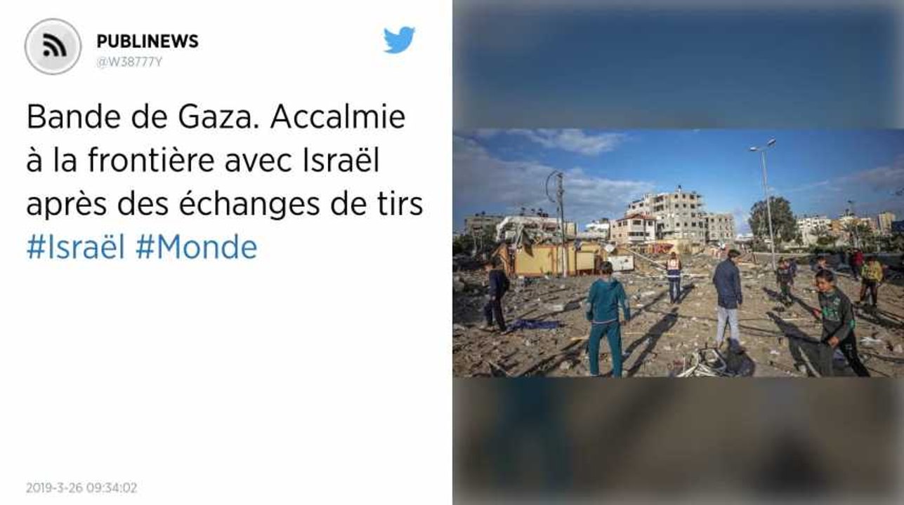 Bande de Gaza. Accalmie à la frontière avec Israël après des échanges de tirs.