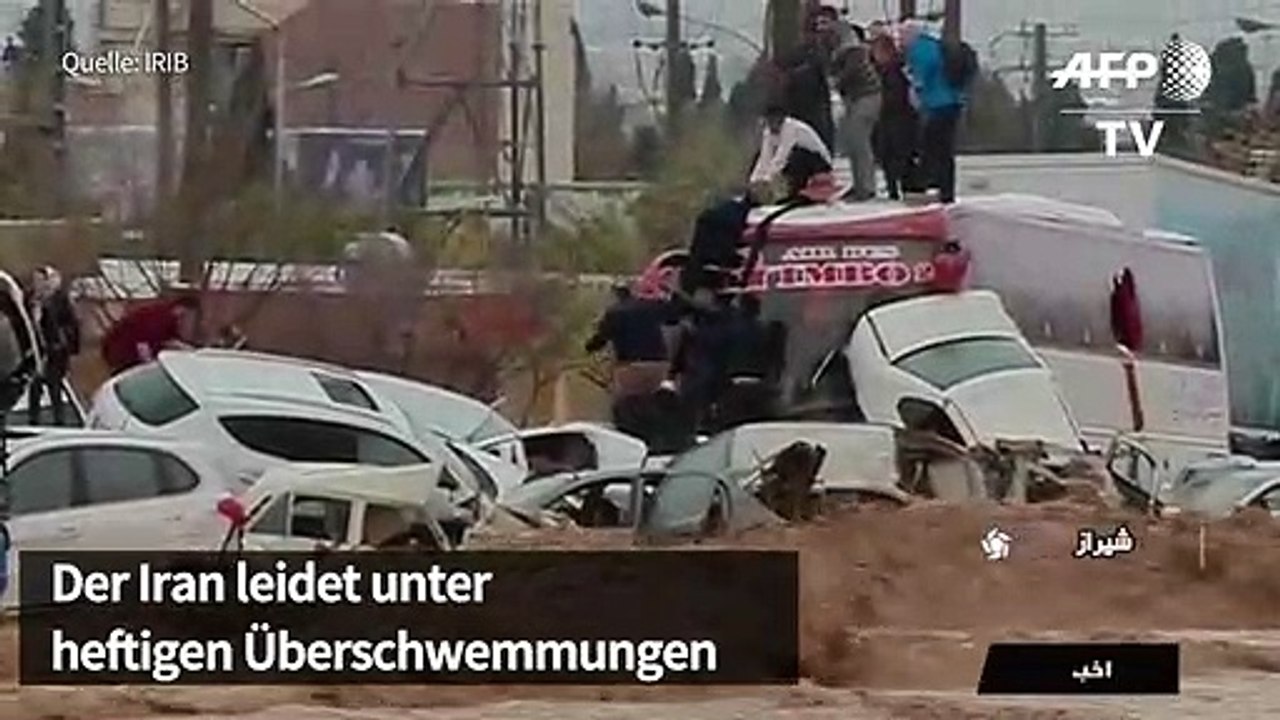 Heftige Überschwemmungen im Iran