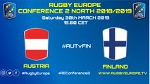 AUSTRIA / FINLAND - RUGBY EUROPE CONFERENCE 2 NORTH 2018/2019