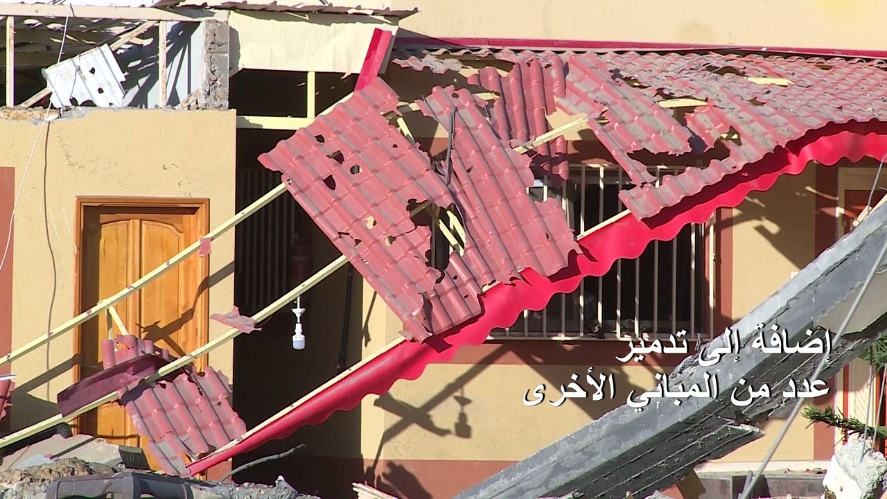 مشاهد للدمار الذي سببته الغارات الجوية الإسرائيلية على قطاع غزة