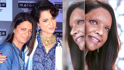 Deepika Padukone's 'Chhapaak' Gets It's Biggest Supporter: Kangana's Sister Rangoli Chandel