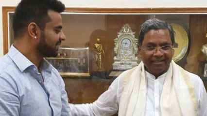 Lok Sabha Elections 2019 : ಸಿದ್ದರಾಮಯ್ಯ ಭೇಟಿಯಾದ ಹಾಸನ ಅಭ್ಯರ್ಥಿ ಪ್ರಜ್ವಲ್ ರೇವಣ್ಣ