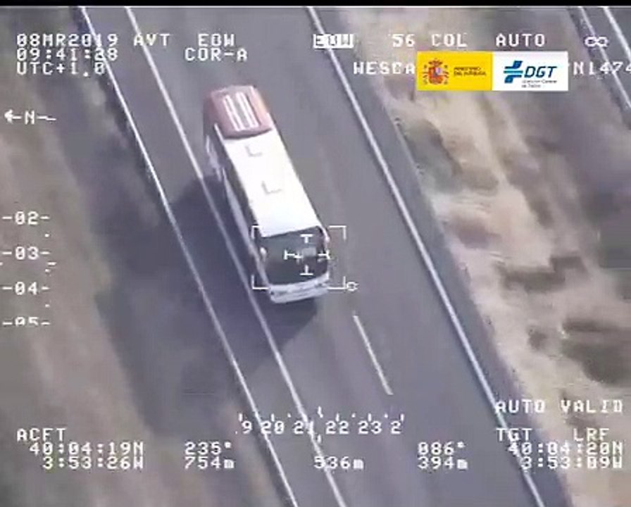 VÍDEO: Conductor de autobús pillado ‘in fraganti’ por Pegasus