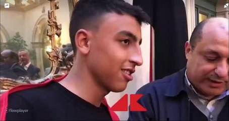 شاهد رامى طفل مصرى يرتدى علم بلاده خلال تكريمه فى إيطاليا