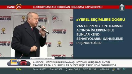 Cumhurbaşkanı Erdoğan Van'da