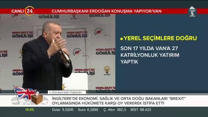 Cumhurbaşkanı Erdoğan Van'da