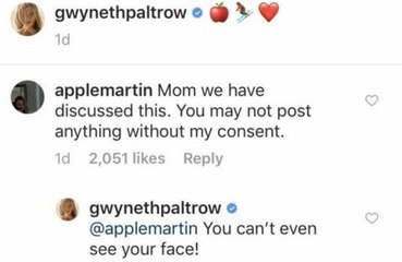 Gwyneth Paltrow annoys daughter