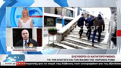 Ο Δημήτρης Τσιγάνης για τους δυο Ρομά  που κατηγορήθηκαν για βιασμό και απαγωγή