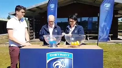 TIRAGE AU SORT 1/4 DE FINALE COUPE DES LANDES U15