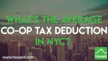 What's the Average Co-Op Tax Deduction in NYC? | Hauseit®