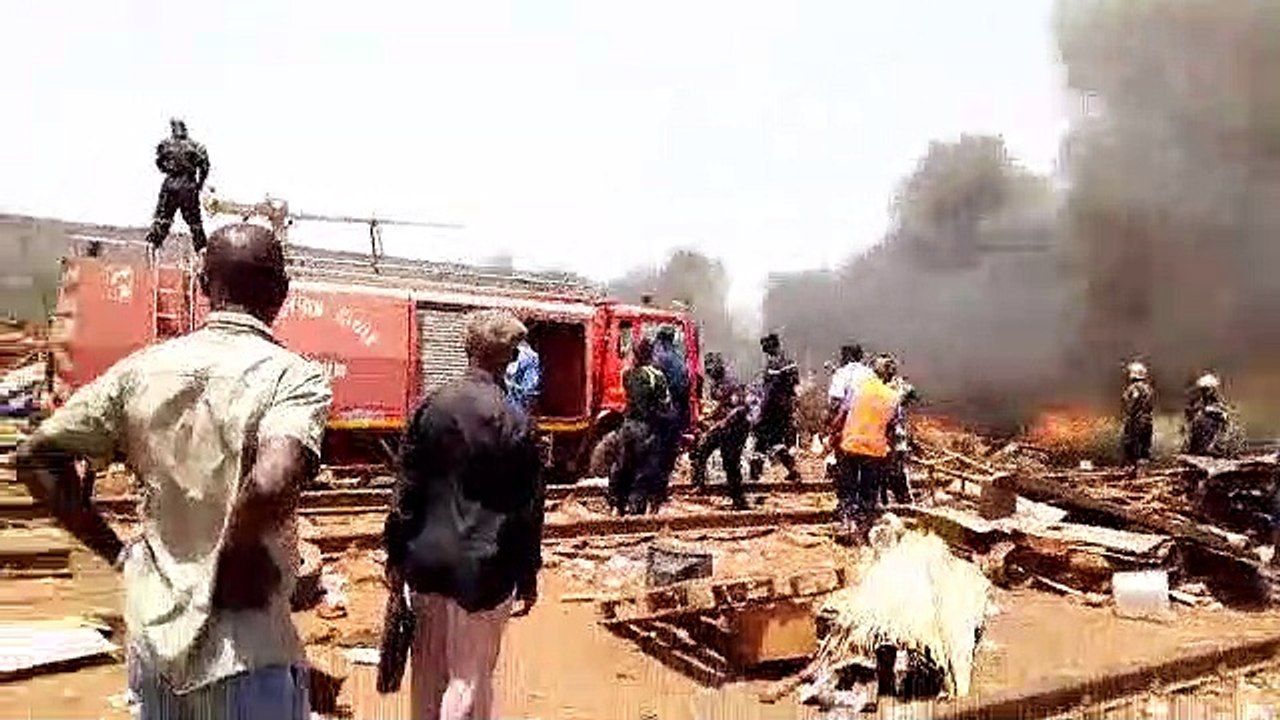 Déguerpissement à  Tombo, Kaloum, Conakry