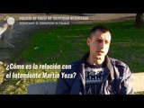 Entrevista con el jefe de calle que denunció al comisario Guiñazu